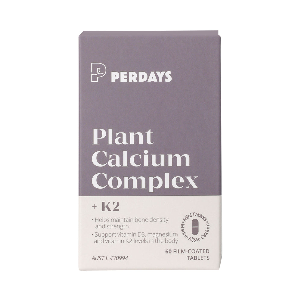 Perdays Plant Calcium Complex Plus K2 60t