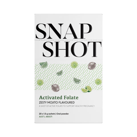 Snap Shot Activated Folate Mojito Sachet 1.5g X 20 Pack