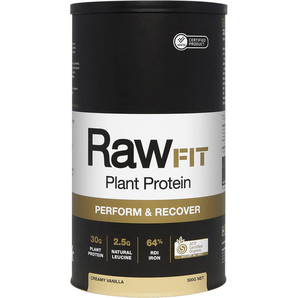 RawFit Plant Protein Perform & Recover Creamy Vanilla 500g