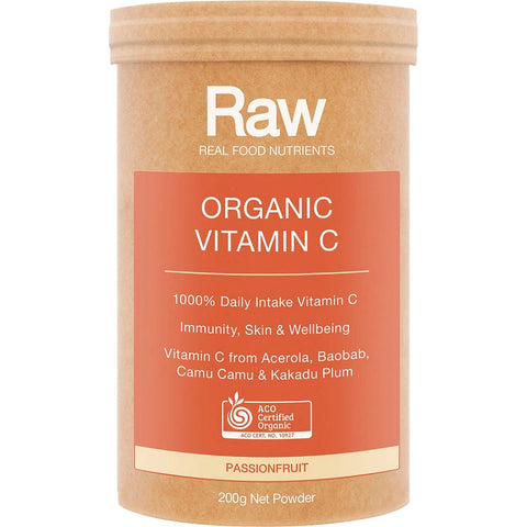 Raw Organic Vitamin C Passionfruit 200g