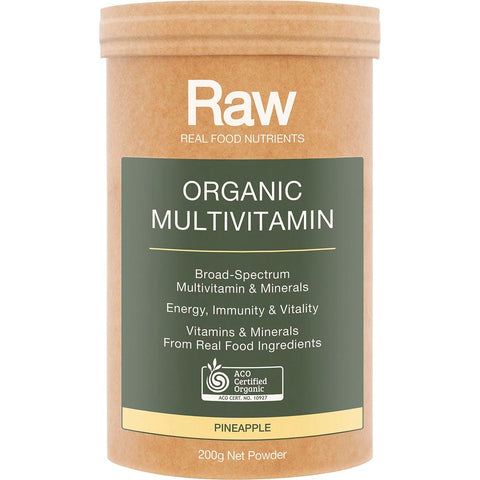 Raw Organic Multivitamin Pineapple 200g