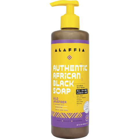 African Black Soap All-In-One Wild Lavender 476ml