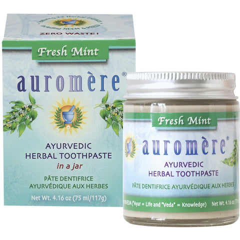 Toothpaste Ayurvedic Fresh Mint Toothpaste in a Jar 6x117g