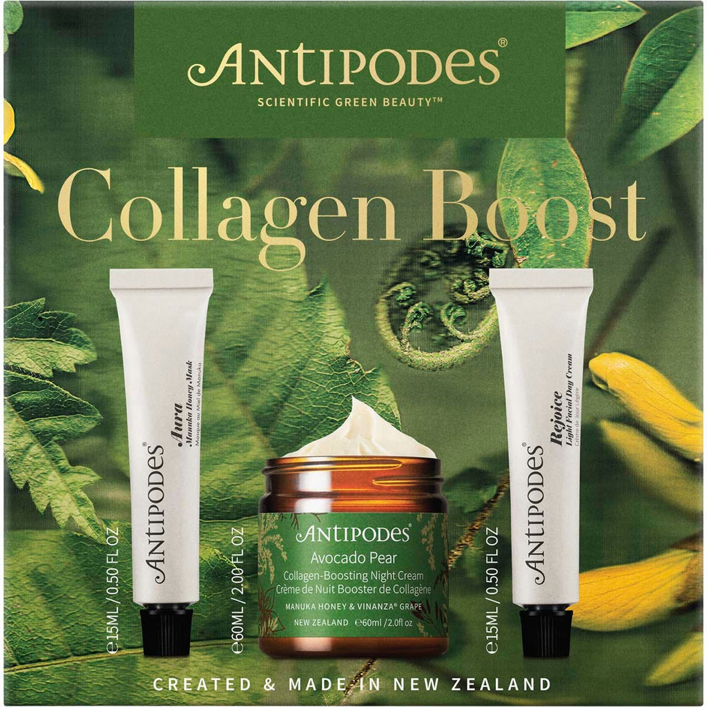 Skincare Set Collagen Boost Avo Pear, Rejoice, Aura 3pk
