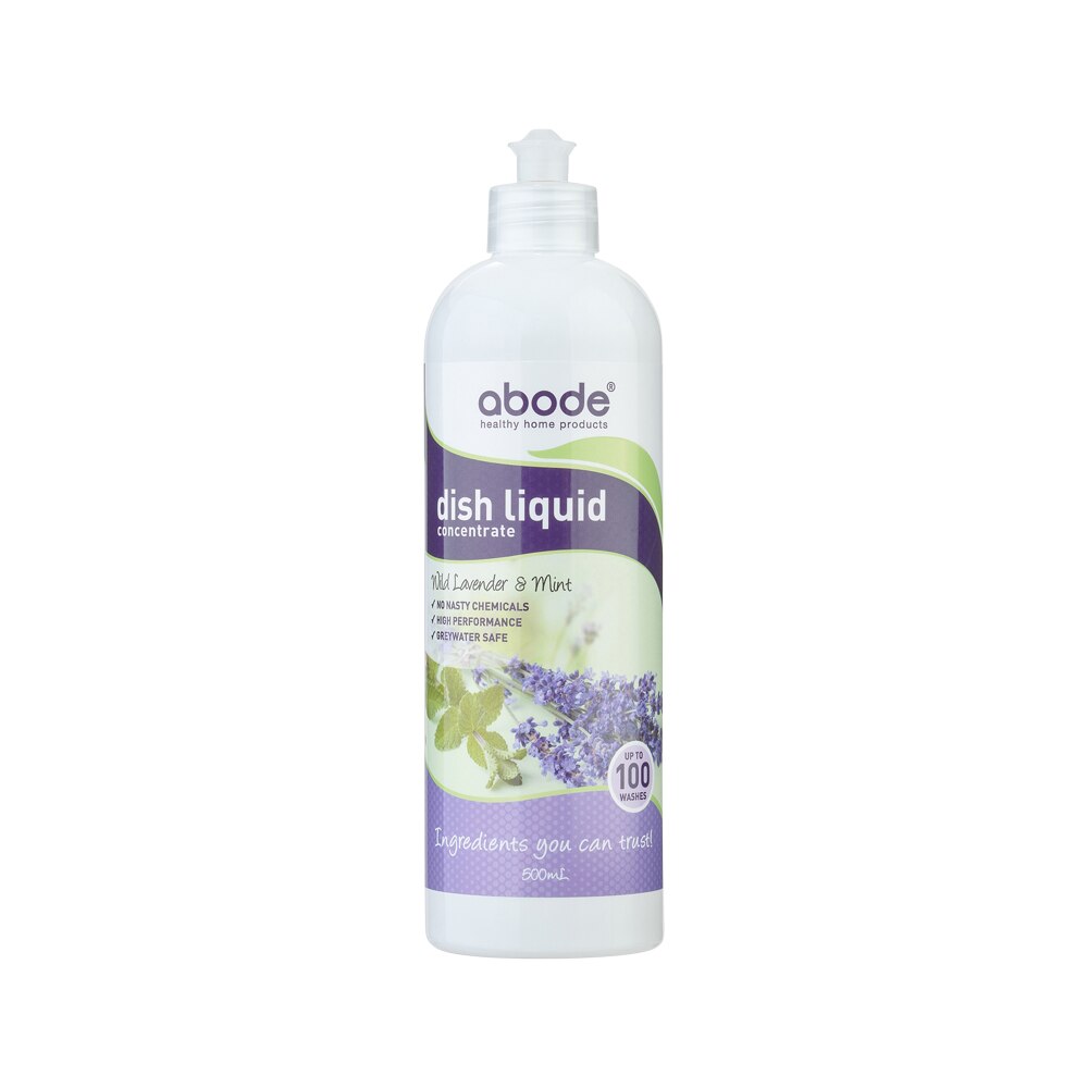 Abode Dish Liquid Concentrate Lavender Mint 500ml