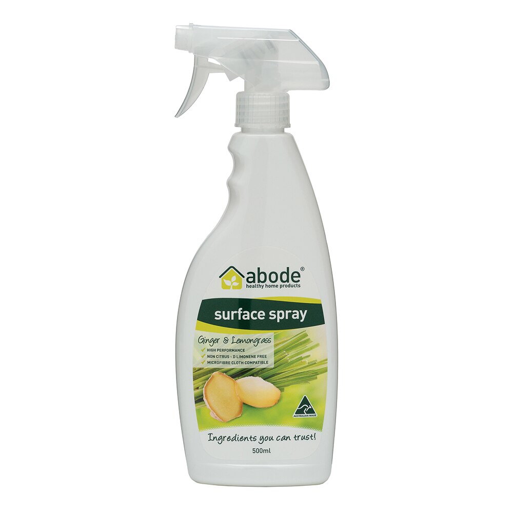 Abode Surface Spray Ginger Lemongrass Spray 500ml