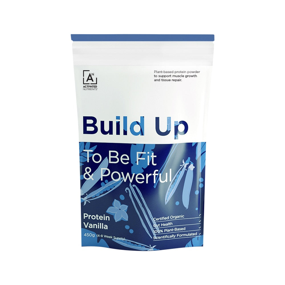 Activated Nutrients Org Protein Vanilla Build Up 450g
