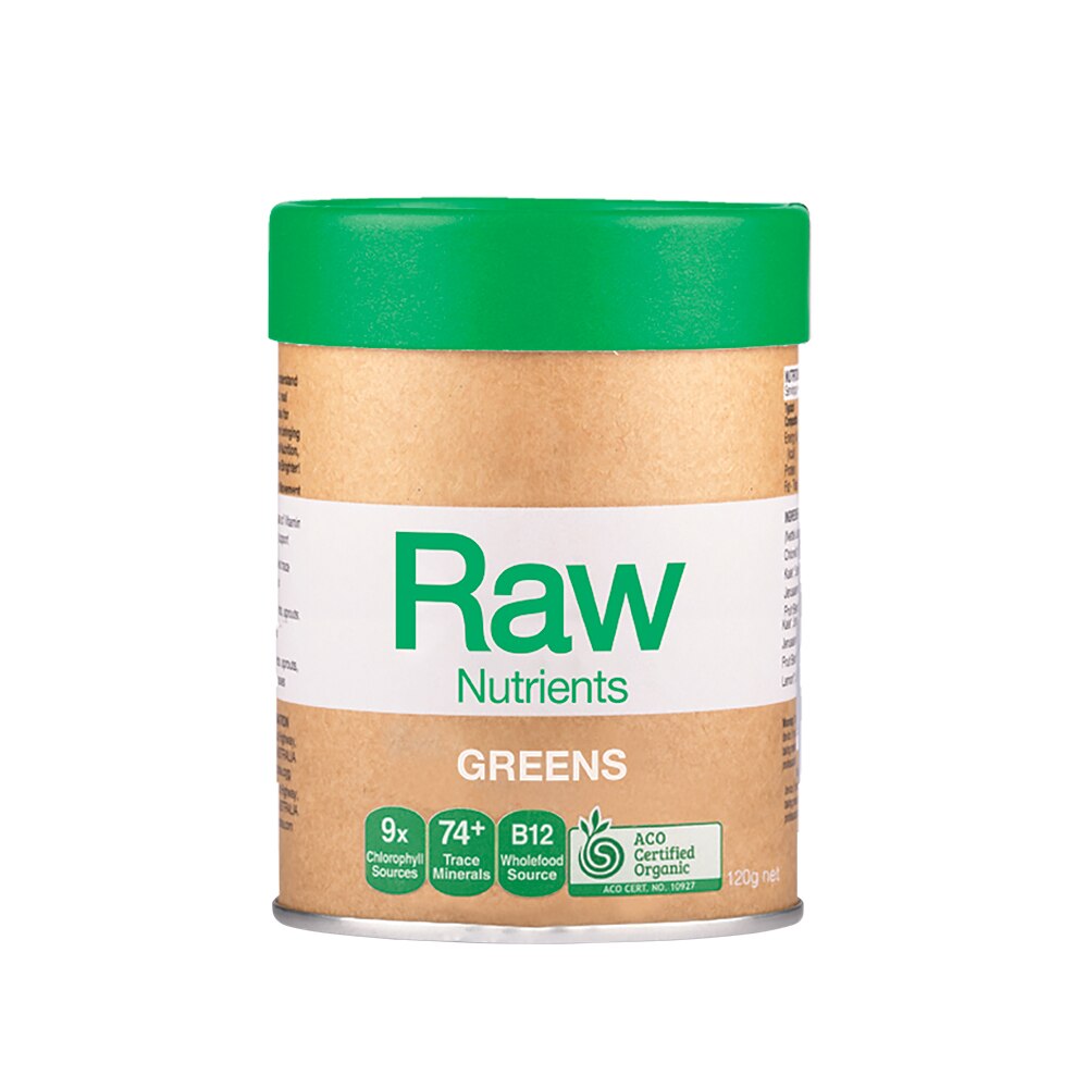 Amazonia Raw Nutrients Org Greens 120g