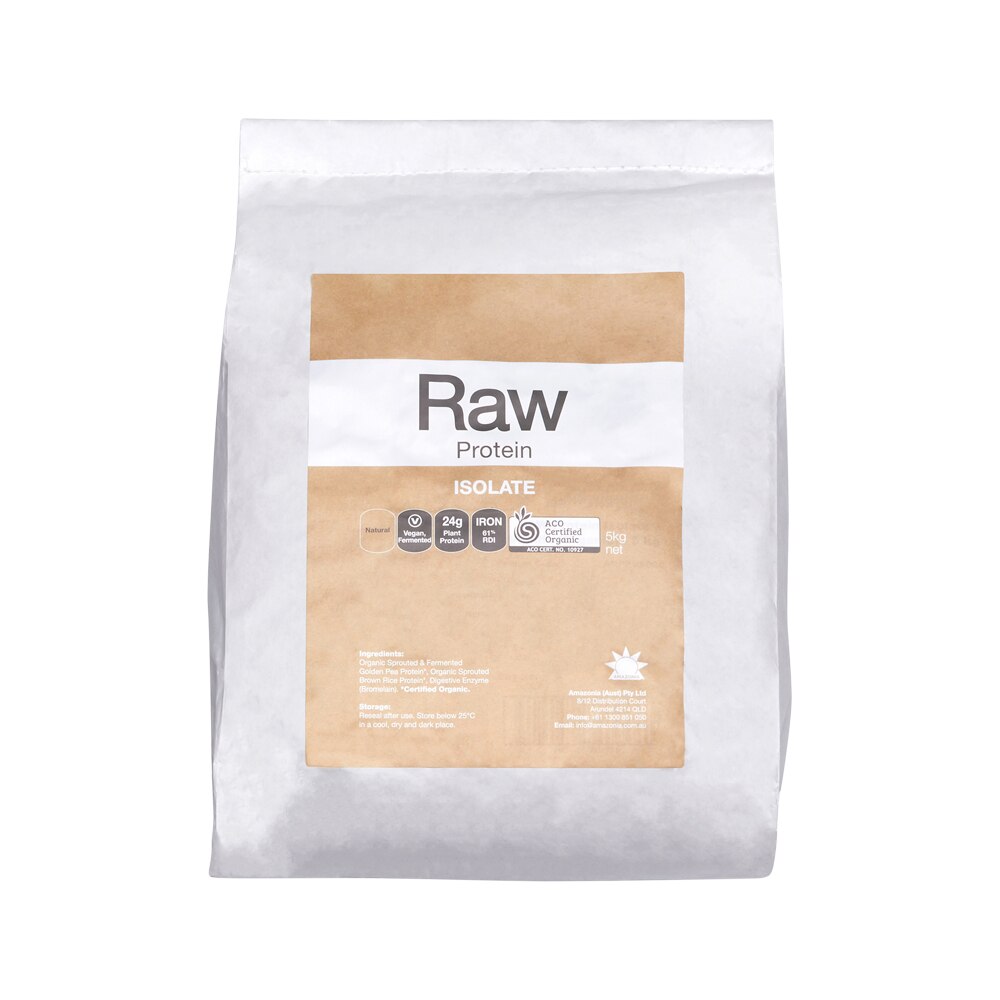 Amazonia Raw Protein Org Isolate Natural 5kg