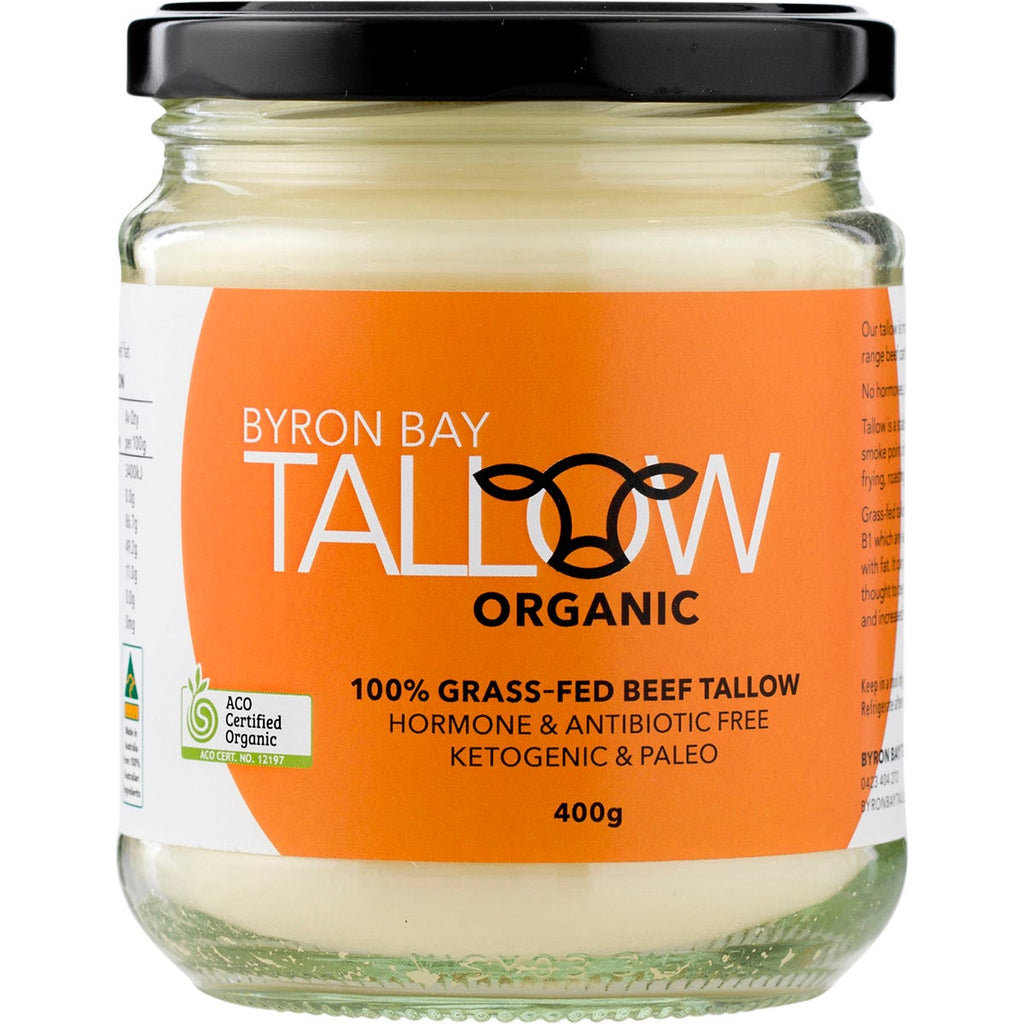 Organic Grass Fed Beef Tallow 400g
