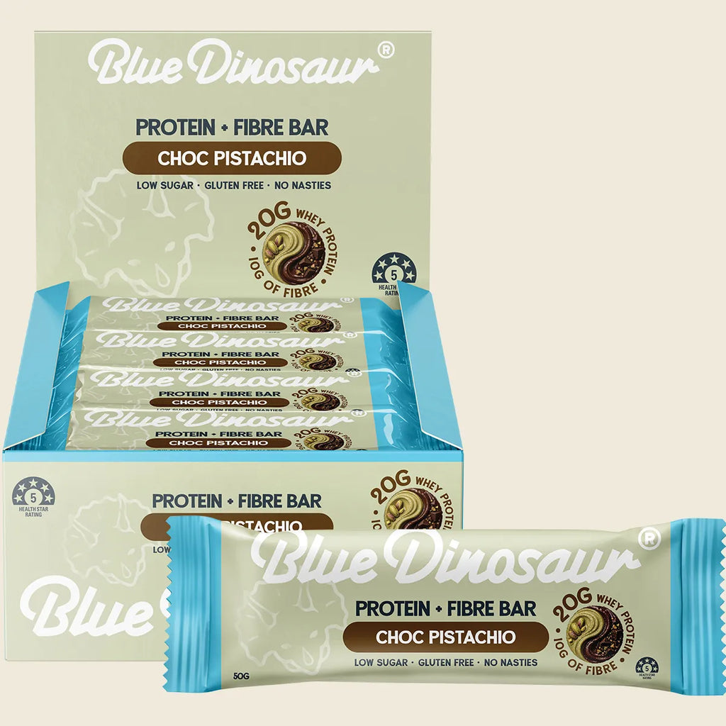Protein + Fibre Bar Choc Pistachio 12x50g