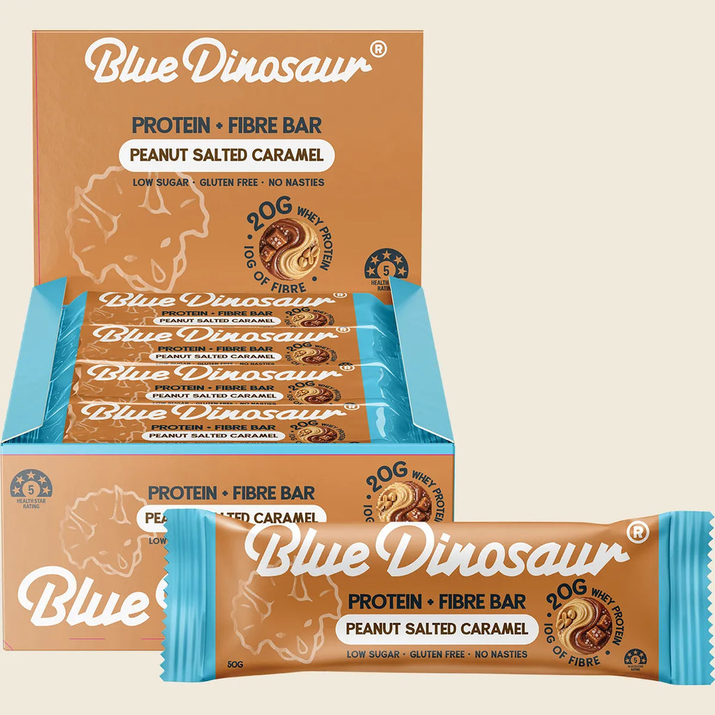 Protein + Fibre Bar Peanut Salted Caramel 12x50g