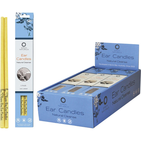 Ear Candles Organic Beeswax & Muslin Cotton 12x2pk