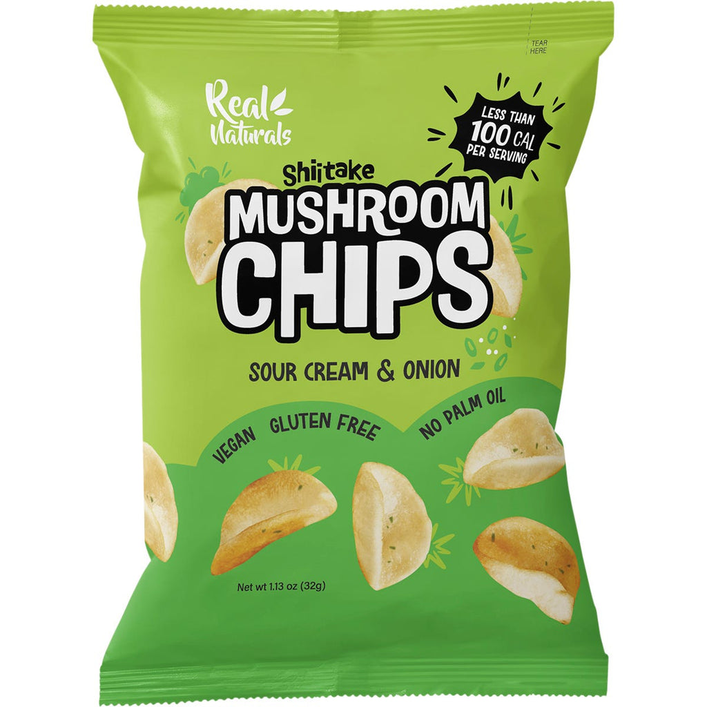 Shiitake Mushroom Chips Sour Cream & Onion 12x32g