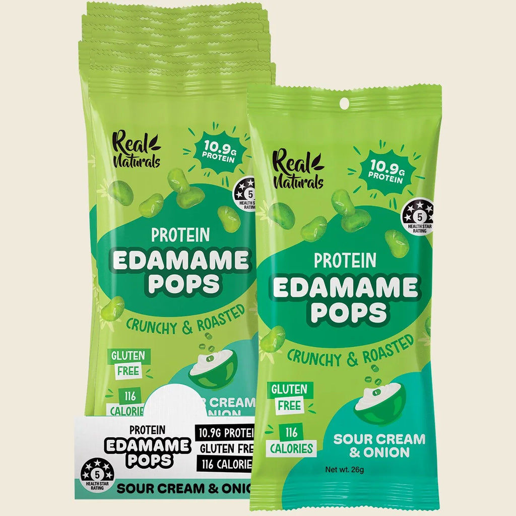 Protein Edamame Pops Sour Cream 10x26g