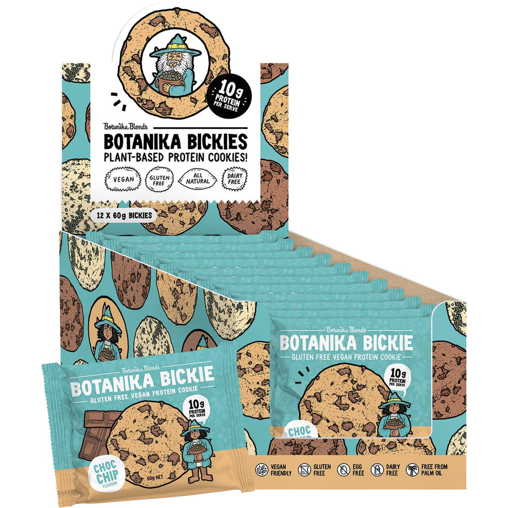 Botanika Bickie Protein Cookie Choc Chip 12x60g