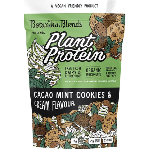Plant Protein Cacao Mint Cookies & Cream 1kg