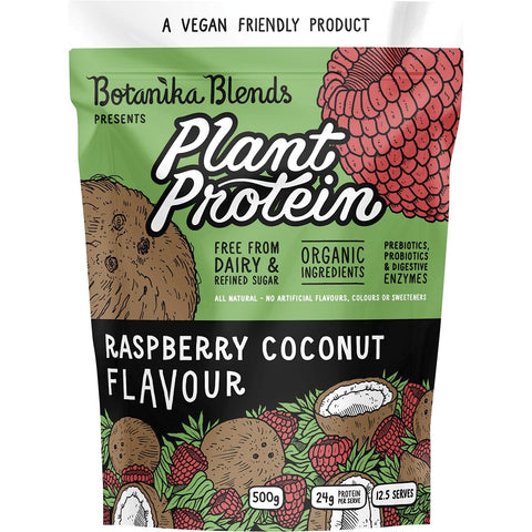 Plant Protein Raspberry Coconut 500g