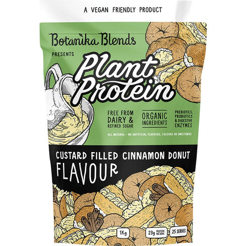 Plant Protein Custard Filled Cinnamon Donut 1kg