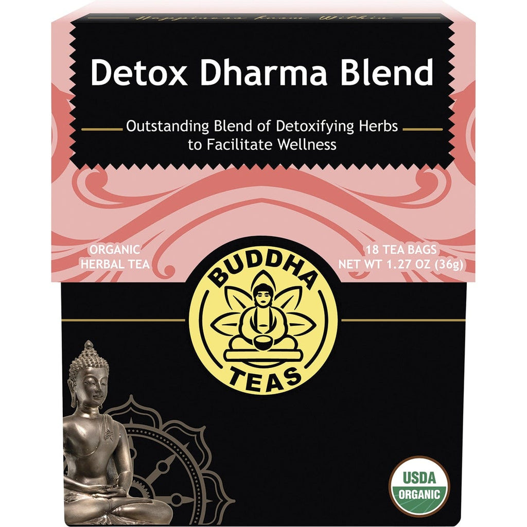 Organic Herbal Tea Bags Detox Dharma Blend 18pk