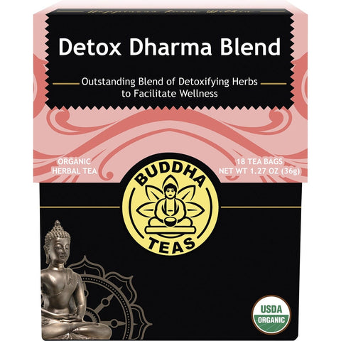 Organic Herbal Tea Bags Detox Dharma Blend 18pk