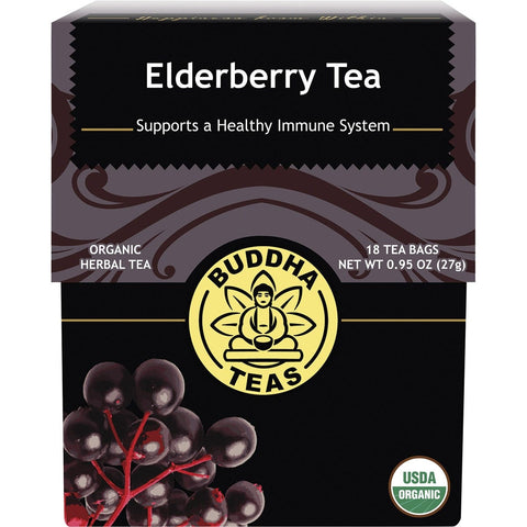 Organic Herbal Tea Bags Elderberry Tea 18pk