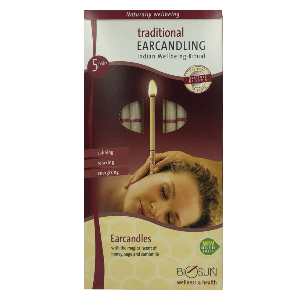 Biosun Ear Candle Trad Wellbeing Ritual 5 Pairs