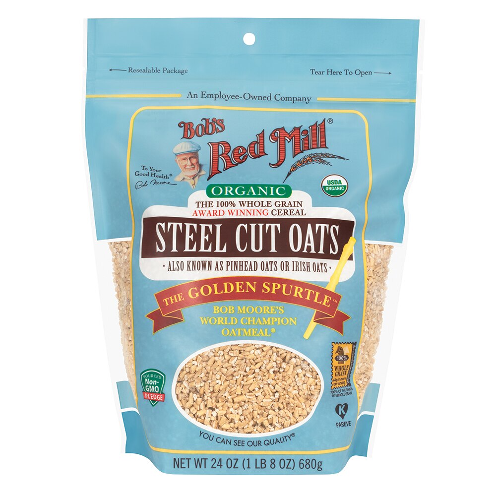 Bob's Red Mill Org Oats Steel Cut 680g