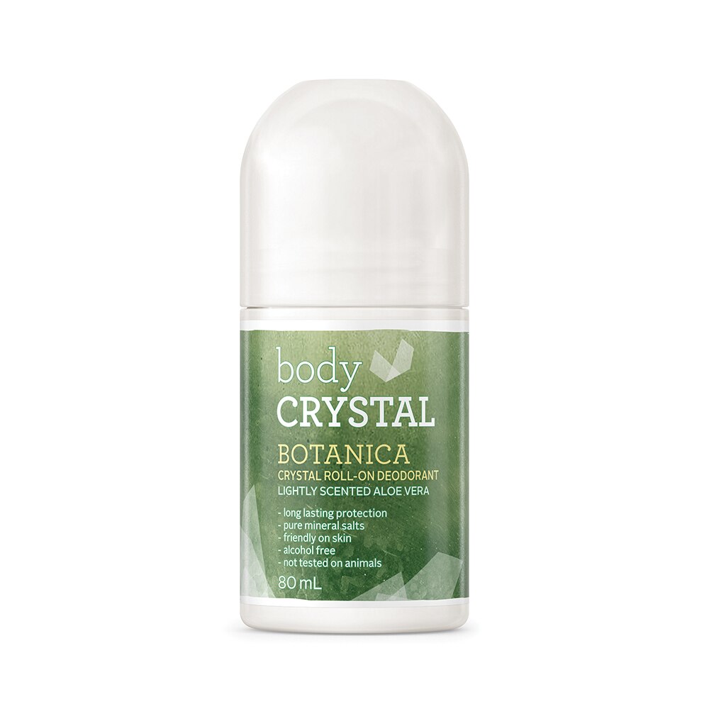 Body Crystal Deodorant Roll On Botanica 80ml