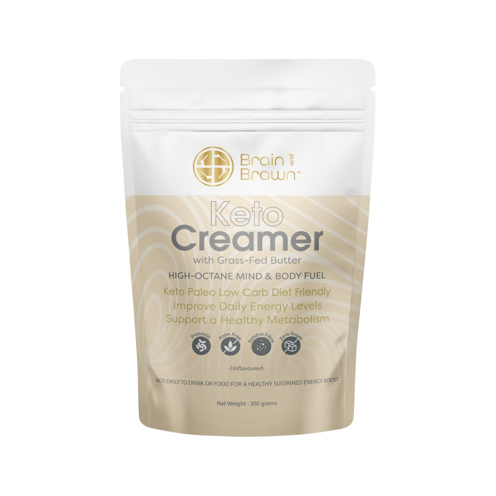 Brain Brawn Keto Creamer Unflavoured 300g