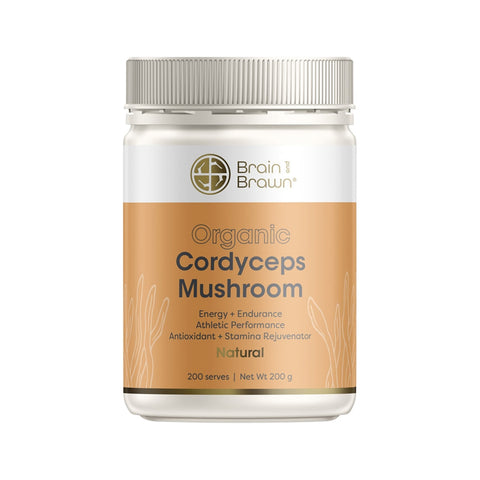 Brain Brawn Org Cordyceps Mushroom Natural 200g