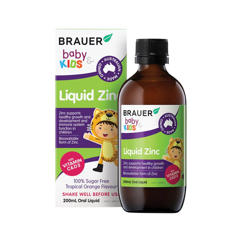 Brauer Baby Kids Liquid Zinc 200ml