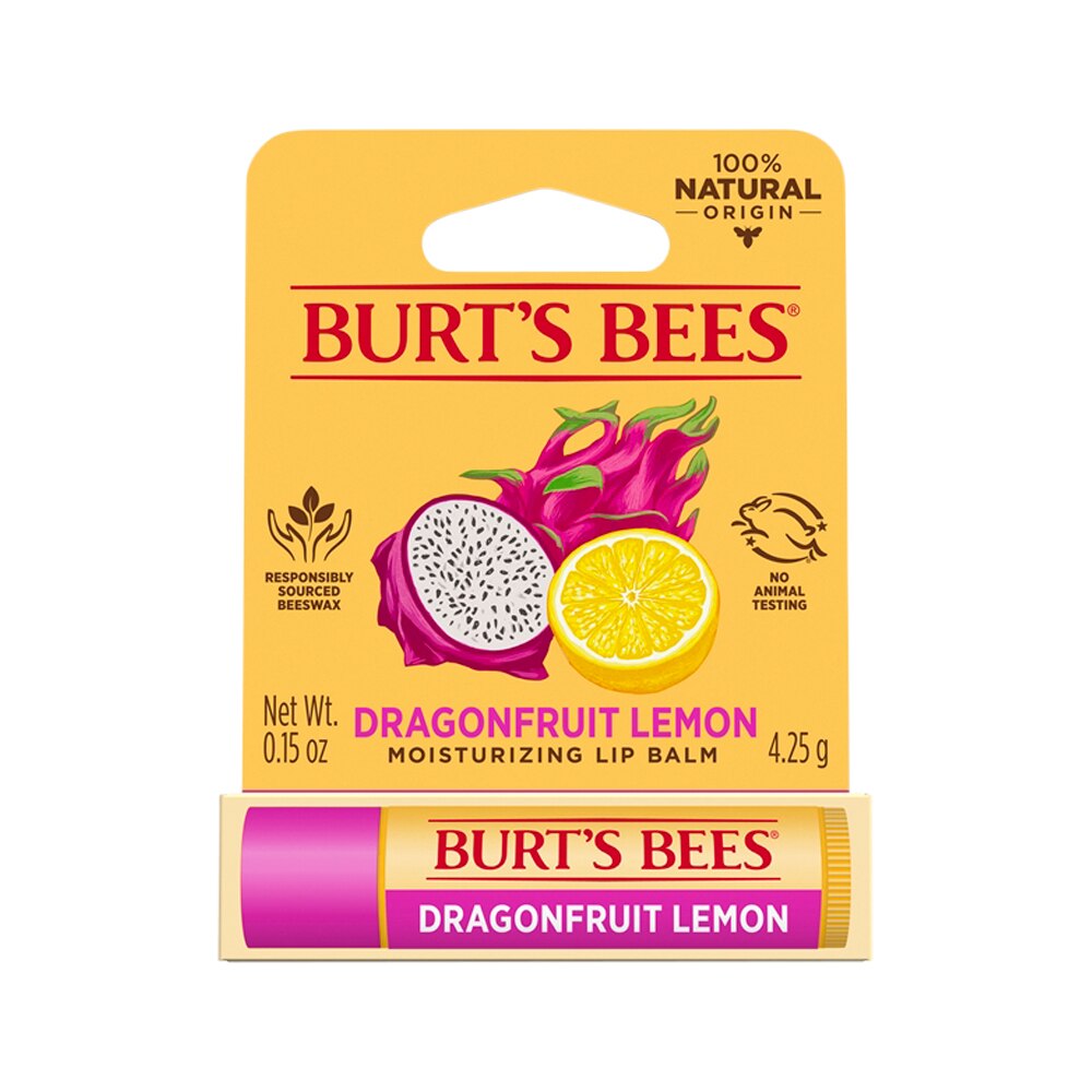 Burts Bees Lip Balm Dragonfruit Lemon 4.25g