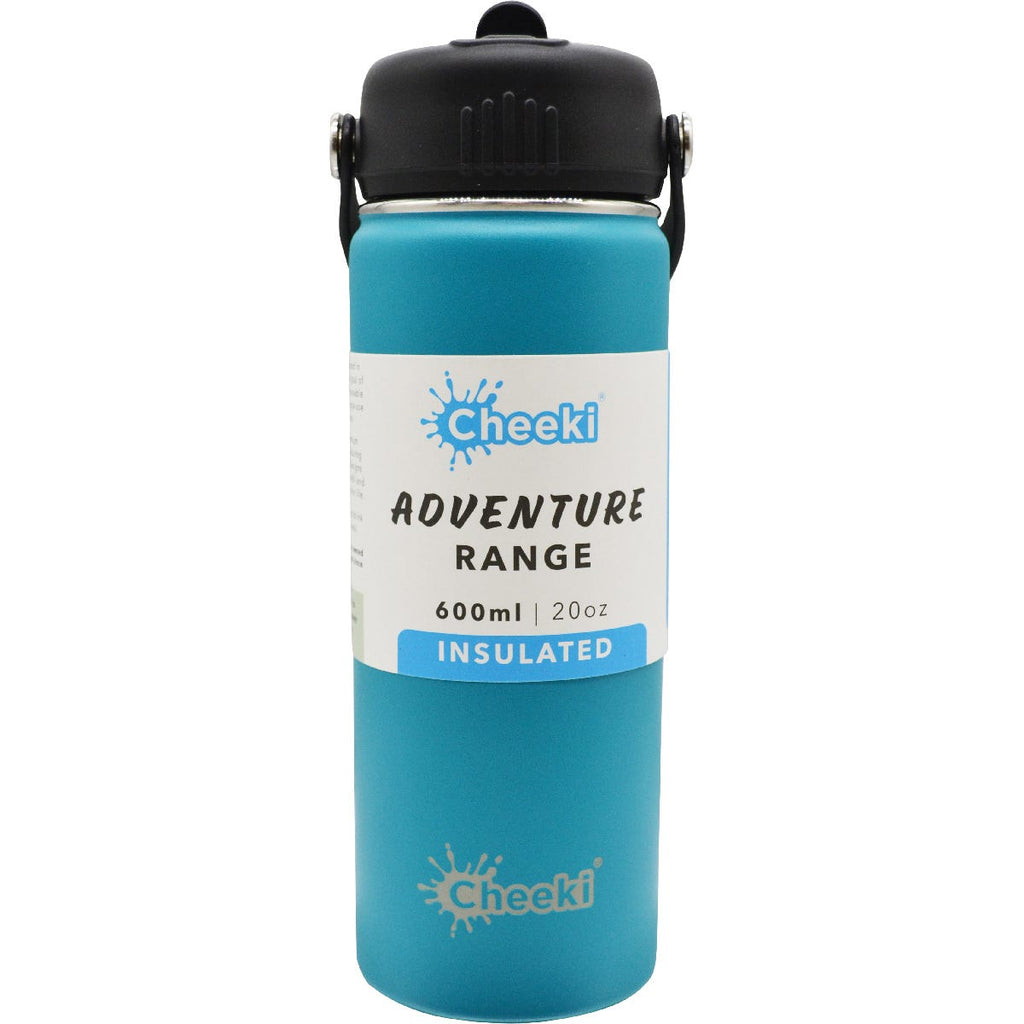 Stainless Steel Bottle Adventure Insulated Aqua 600ml