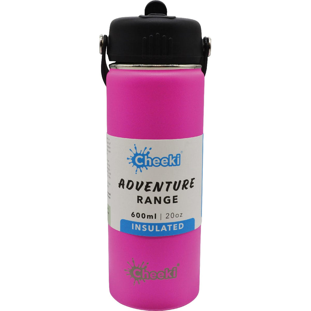 Stainless Steel Bottle Adventure Insulated Magenta 600ml