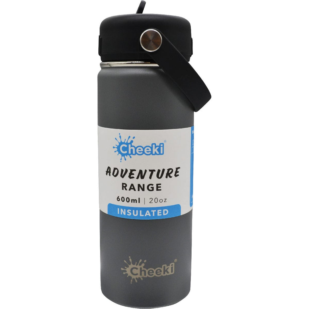 Stainless Steel Bottle Adventure Insulated Slate 600ml
