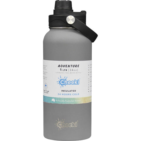 Insulated Adventure Stainless Steel Bottle Slate 1L