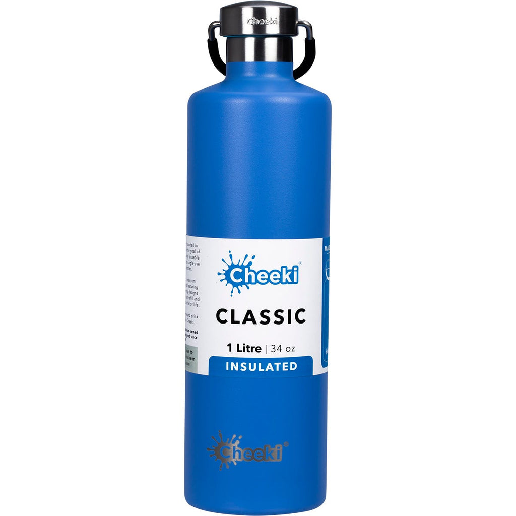 Stainless Steel Bottle Insulated Azure 1L
