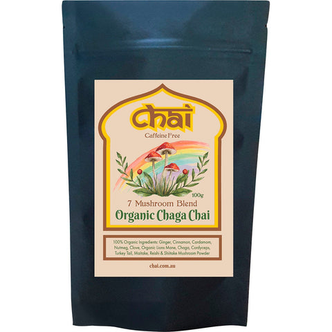 Organic Chaga Chai 7 Mushroom Blend 100g
