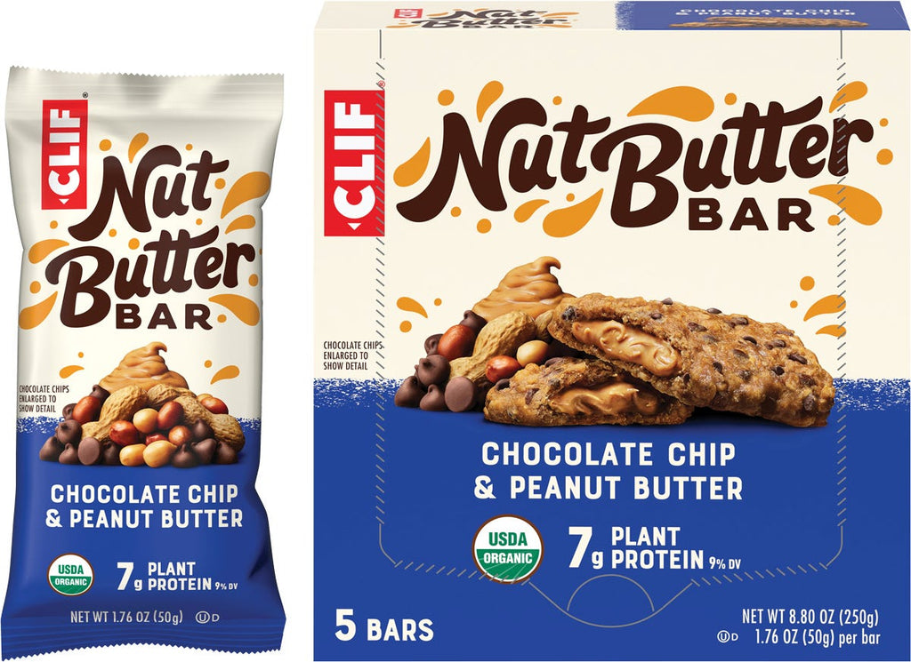 Nut Butter Bar Chocolate Chip & Peanut Butter 5x50g