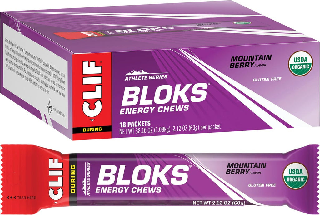 Bloks Energy Chews Mountain Berry 18x60g