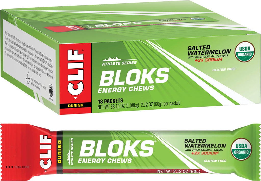Bloks Energy Chews Salted Watermelon 100mg Sodium 18x60g