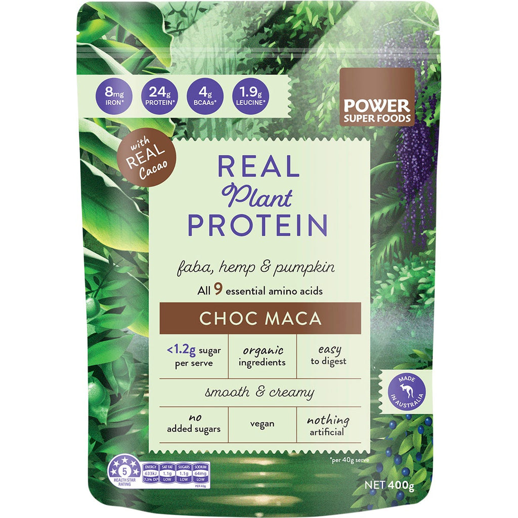 Real Plant Protein Choc Maca 400g