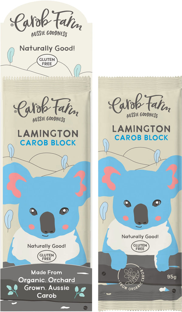 Carob Block Lamington 12x95g