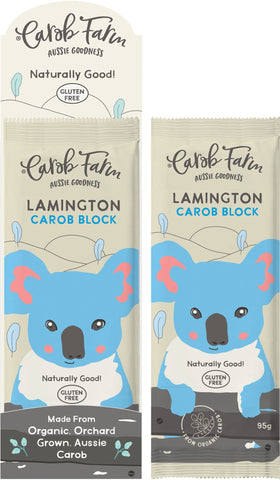 Carob Block Lamington 12x95g