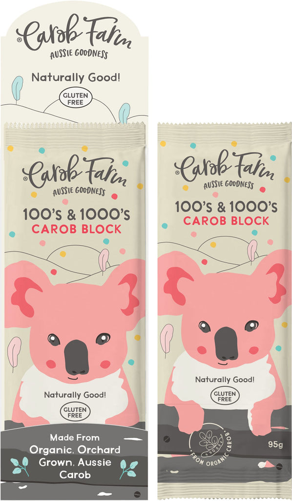 Carob Block 100's & 1000's 12x95g