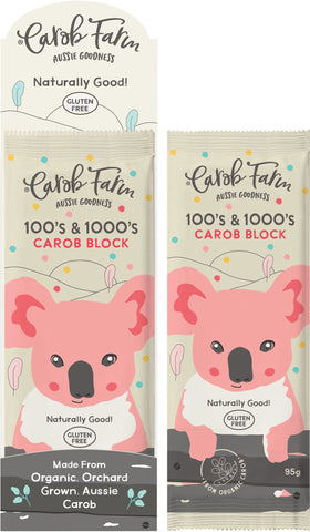 Carob Block 100's & 1000's 12x95g