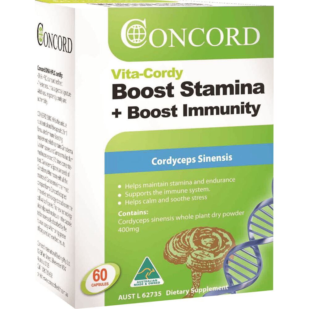 Concord Vita Cordy Boost Stamina Boost Immunity 60c