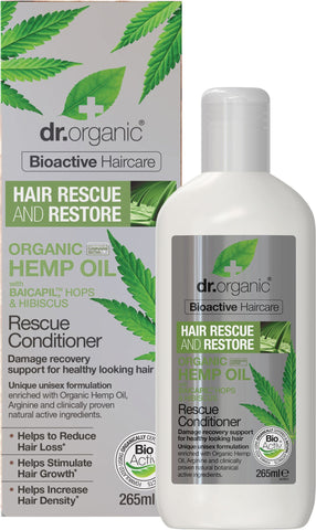 Rescue & Restore Conditioner Organic Hemp Oil 265ml