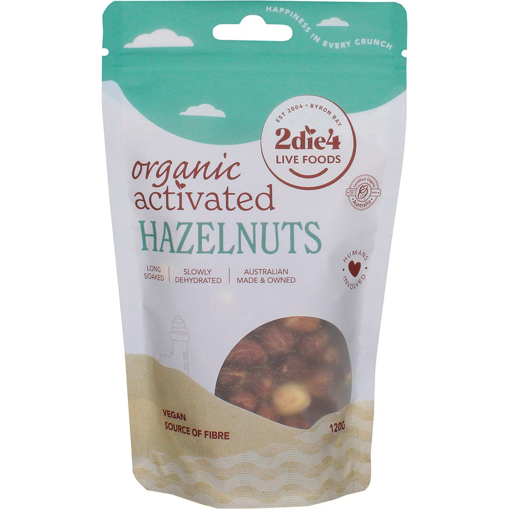 Organic Activated Hazelnuts 120g